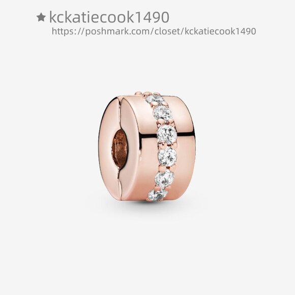 Pandora Sparkling Row Spacer Charm - Picture 1 of 5